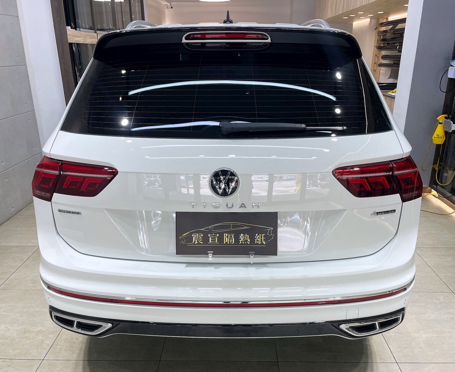 新北震宣汽車隔熱紙-福斯 tiguan-前檔隔熱紙FSK冰鑽at35-車窗隔熱紙FSK冰鑽KT8